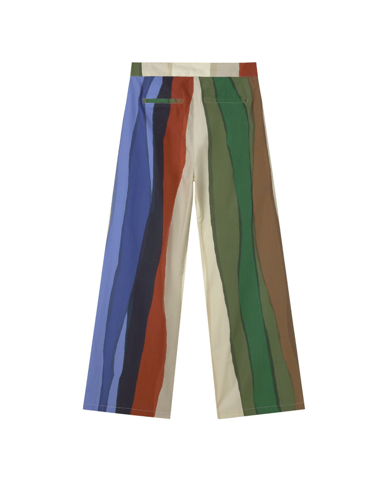 Pantalón river multicolor Karina sostenible - silueta 1