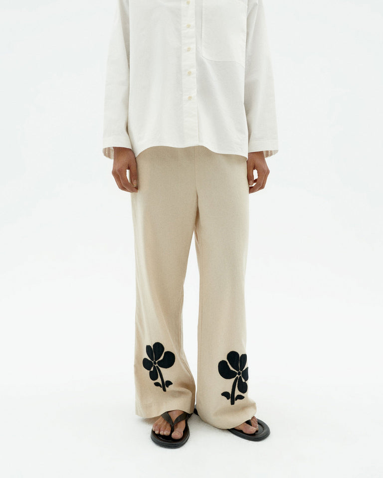 Pantalón crudo marygold Brigitte sostenible-1