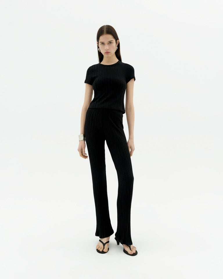 Pantalón negro Naia sostenible-2