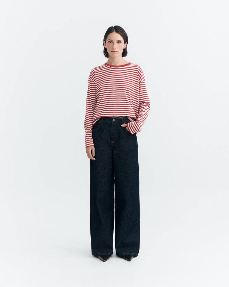 Jeans wide leg azul Hedda sostenible - 2