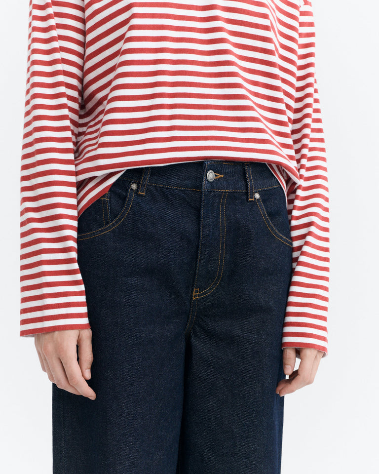 Jeans wide leg azul Hedda sostenible - 4
