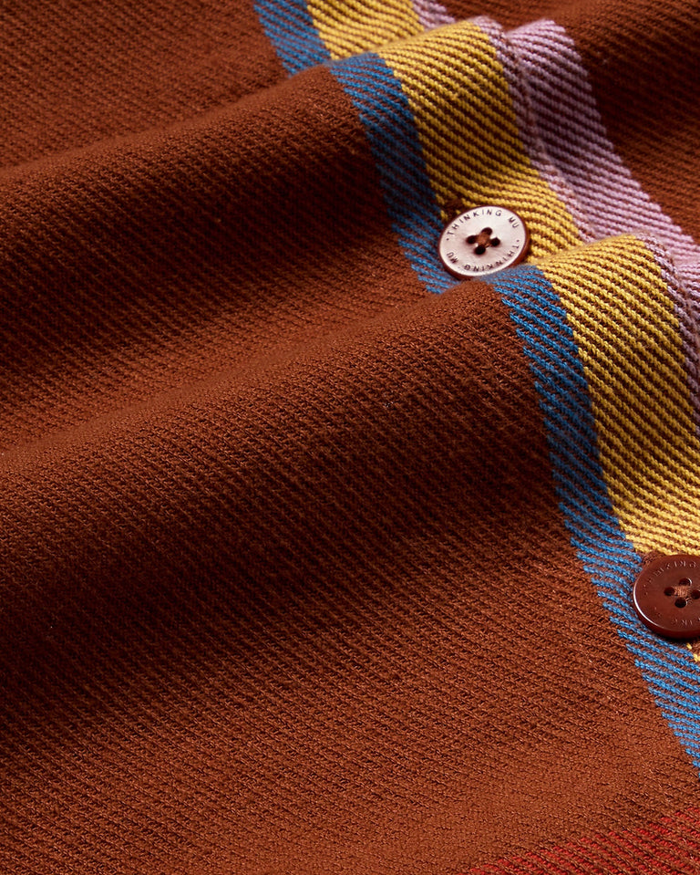 Falda marrón charlie blanket Iggy sostenible - silueta 2