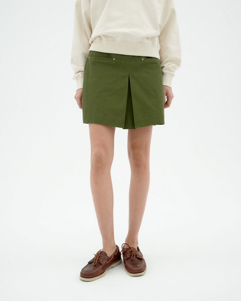 Falda verde Mabel sostenible-1