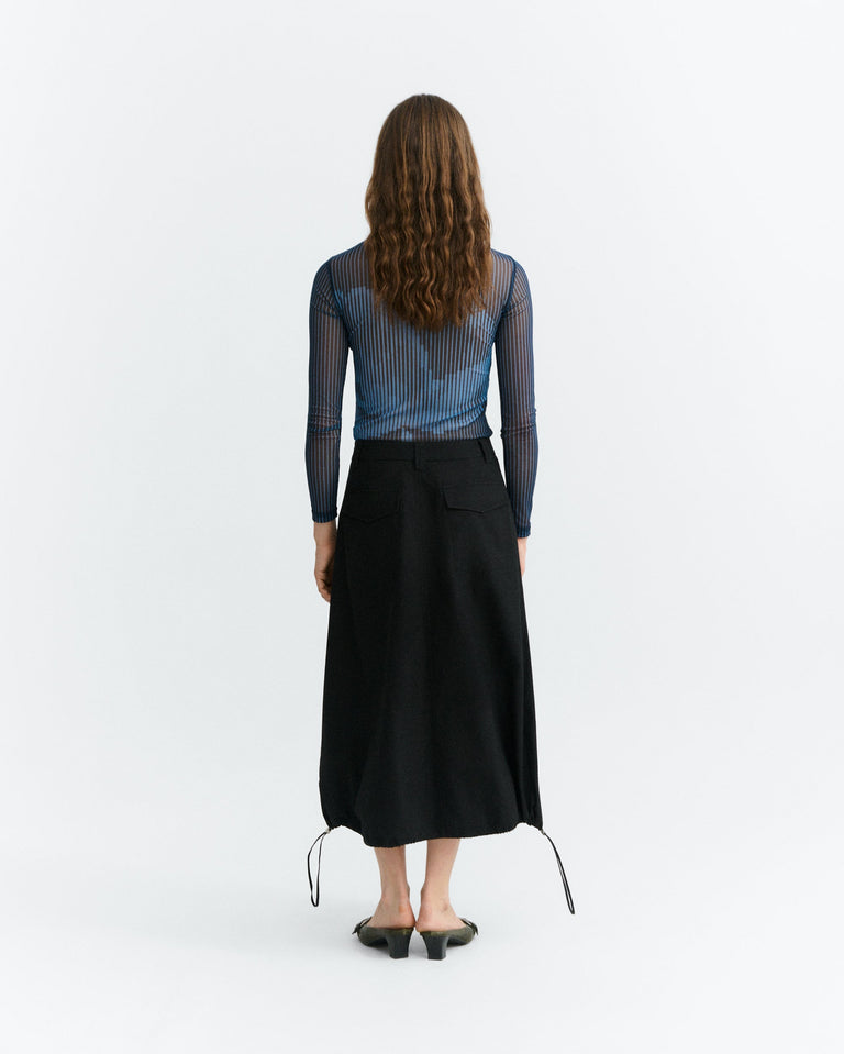 Falda midi paper touch Estel sostenible - 4