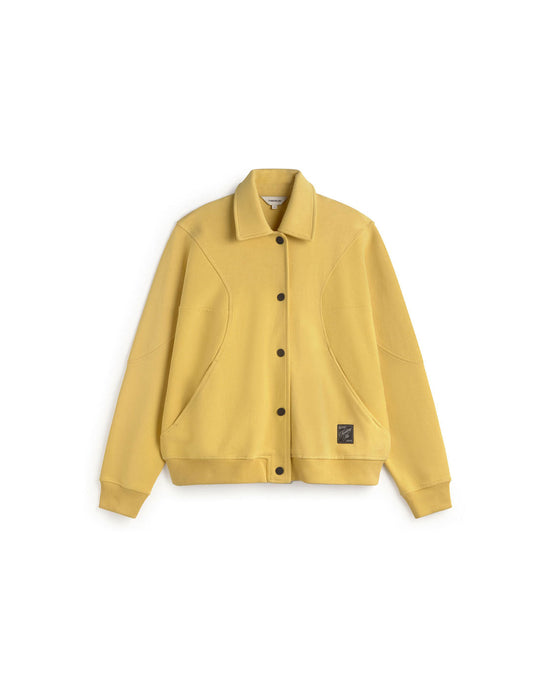 Chaqueta amarilla Maisie sostenible silueta - 1