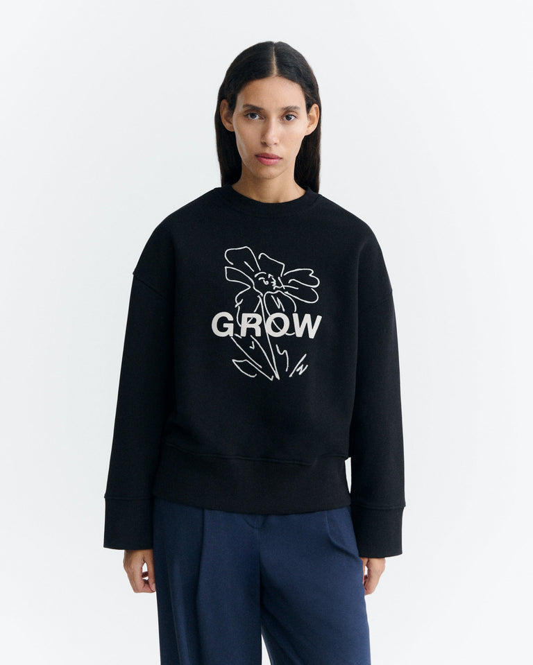 Sudadera bordada grow Jimena sostenible - 2