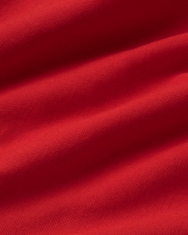 Bermuda pinzas roja Lia sostenible silueta - 2