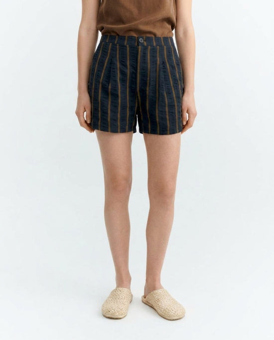Shorts seersucker rayas Nar