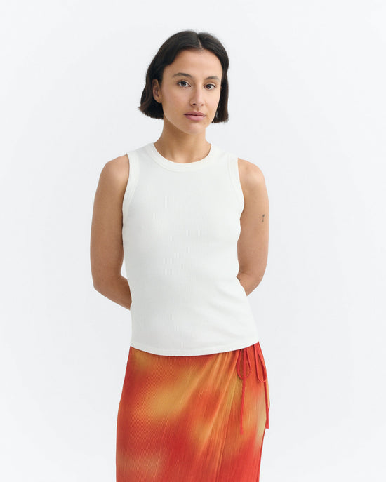 Tank top blanco Juliette sostenible - 2