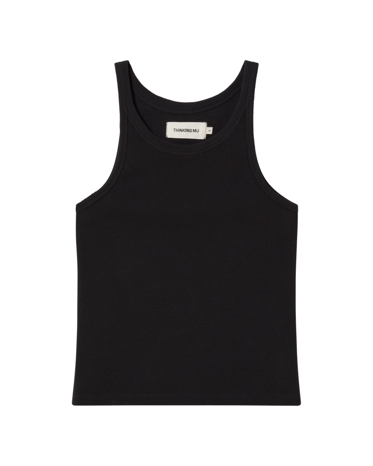 Top negro Harriet sostenible  - silueta