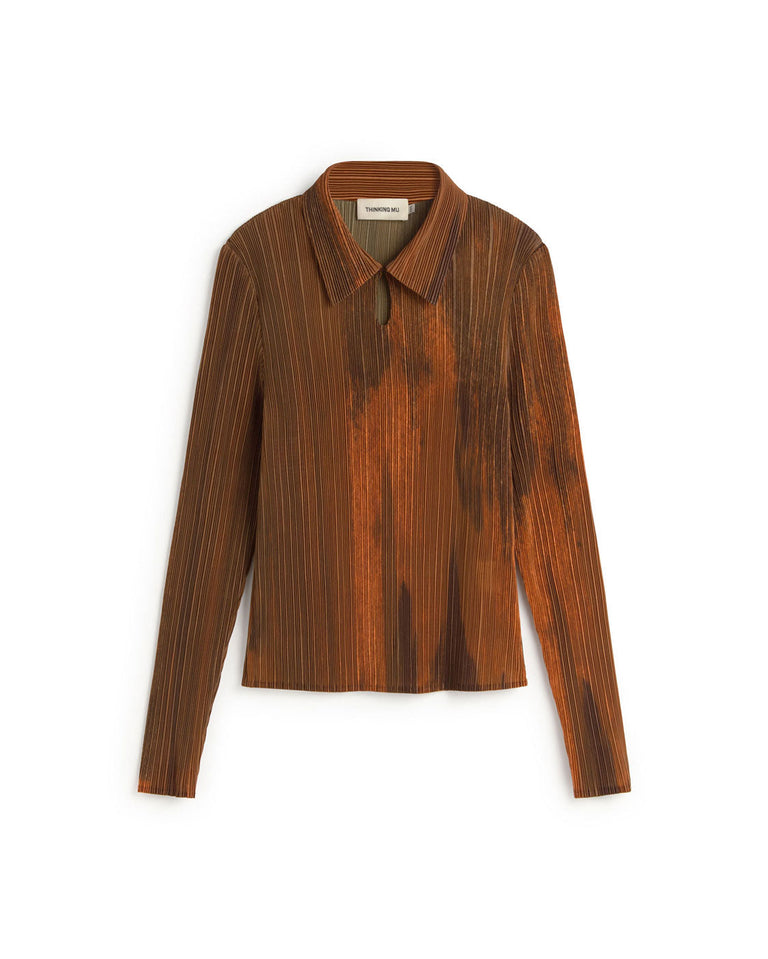 Top plisado Agostina sostenible silueta - 1