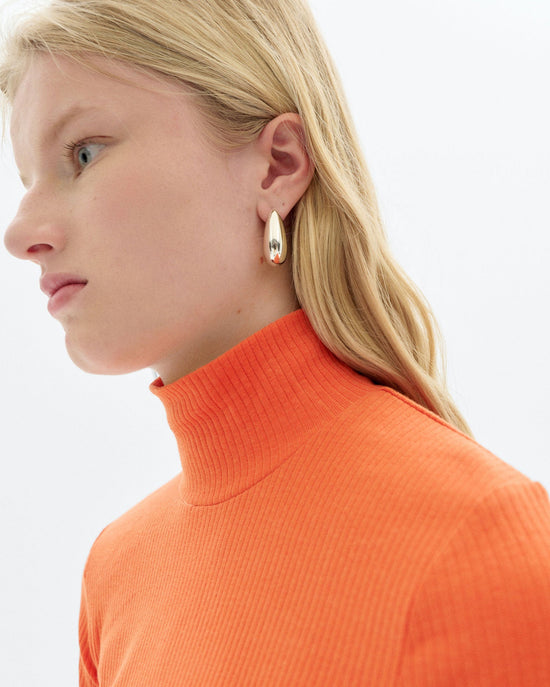 Top cuello alto naranja hemp Aine sostenible - 3