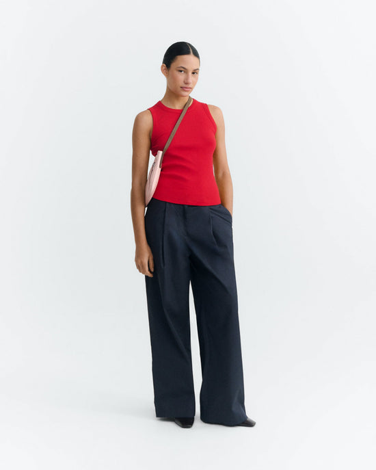 Tank top rojo Juliette sostenible - 1