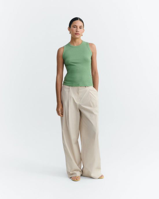 Tank top verde Juliette sostenible - 1