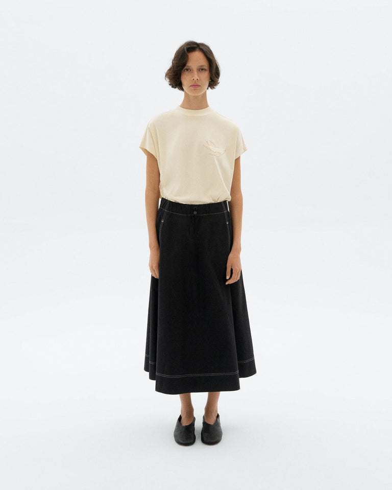 Camiseta bordada a mano bird Volta sostenible - 2