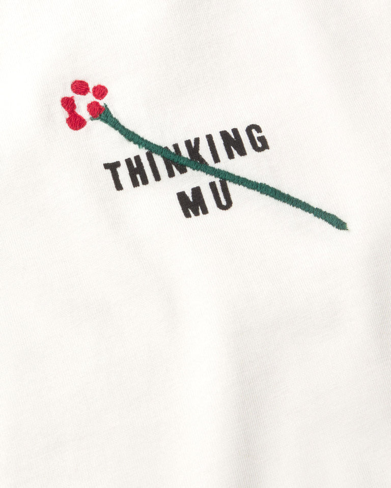 Camiseta bordada flor TM Lucia sostenible silueta - 2