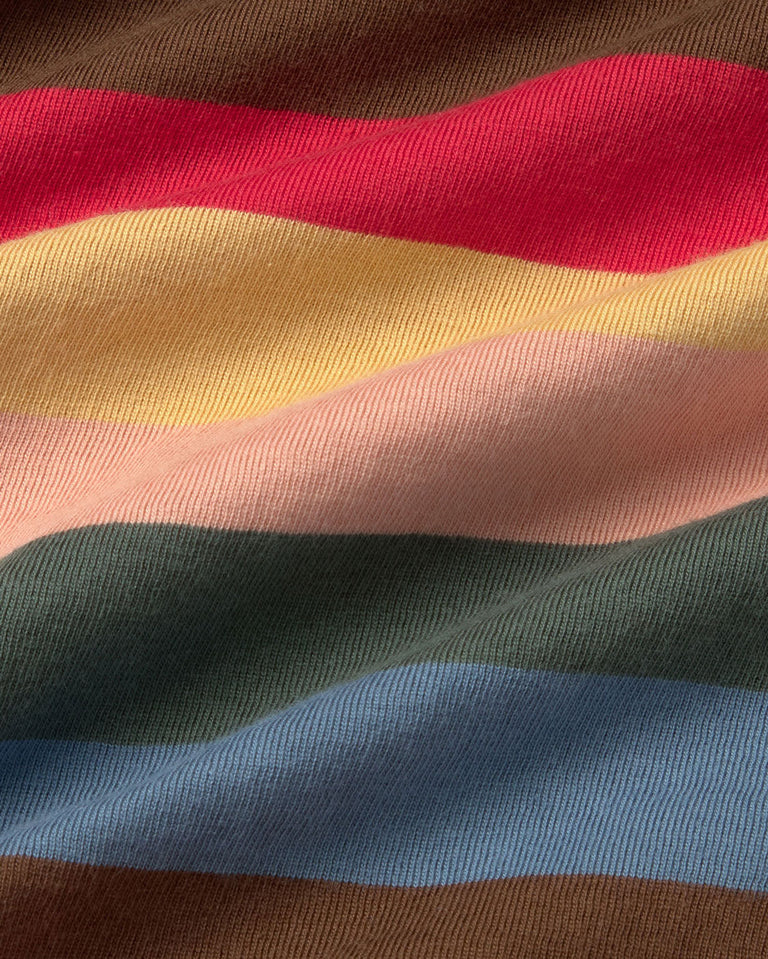 Camiseta manga larga rayas Emily sostenible silueta - 2