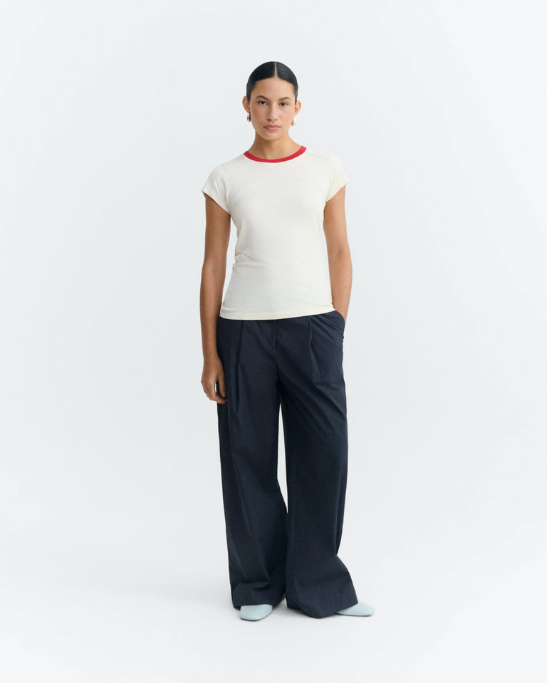 Camiseta slim cruda Selma sostenible - 1