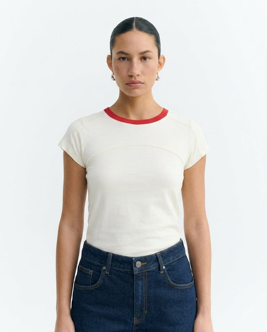 Slim off-white t-shirt Selma