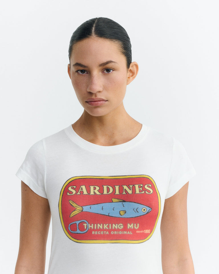 Camiseta slim sardines Mirna sostenible - 1