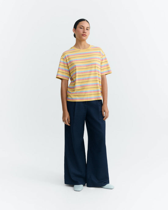 Camiseta rayas multicolor Lucia sostenible - 1