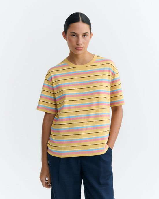 Camiseta rayas multicolor Lucia sostenible - 2