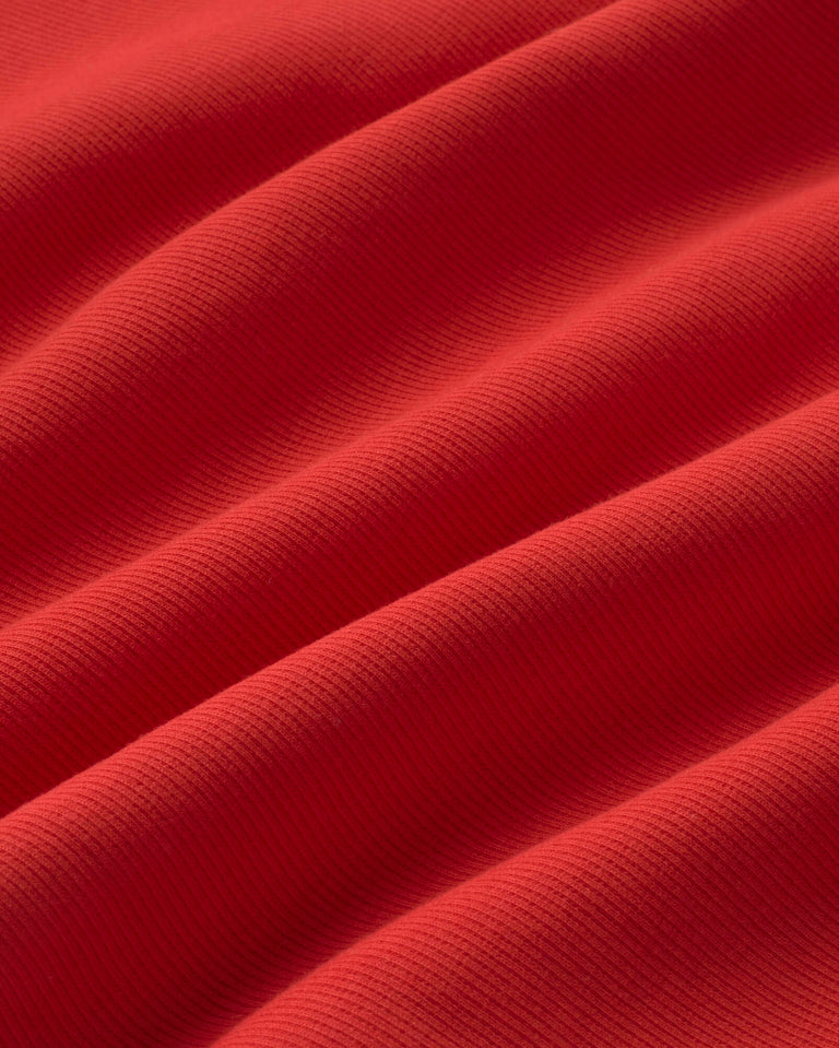 Camiseta slim roja Mirna-R sostenible silueta - 2