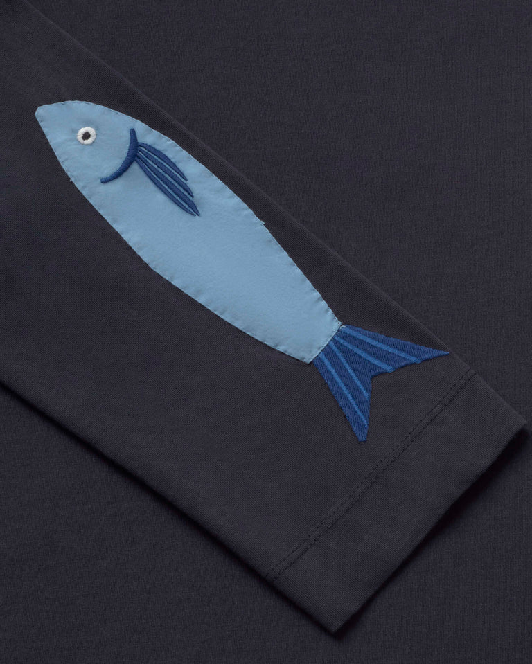 Camiseta manga larga patched boqueron Emily sostenible silueta - 2