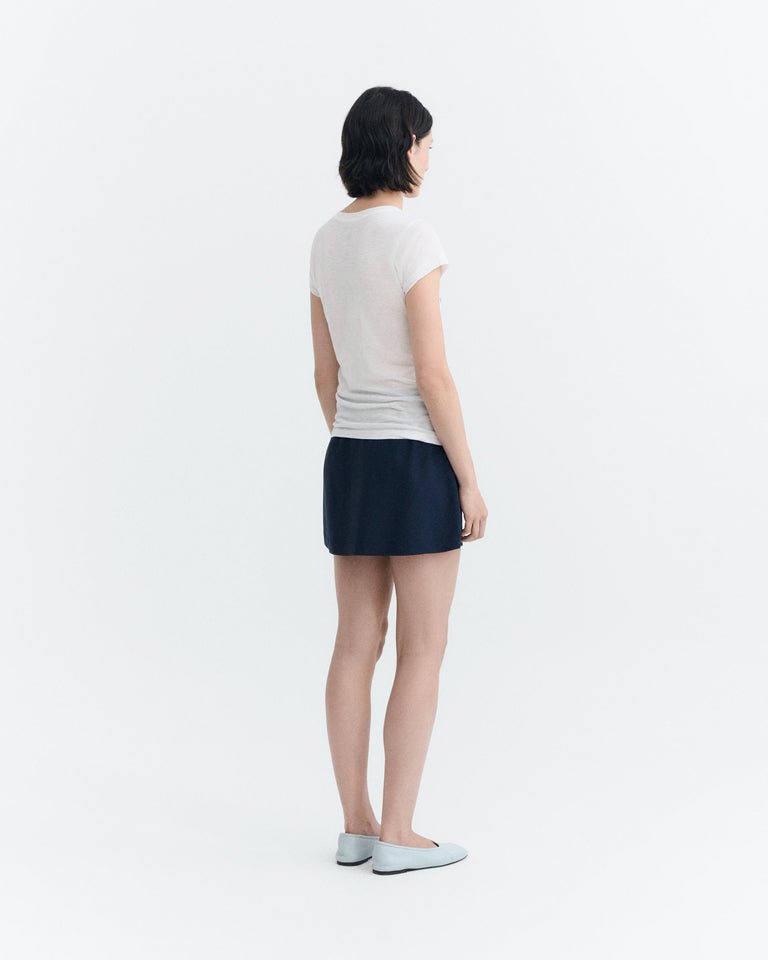 Camiseta slim blanca Mirna sostenible - 4