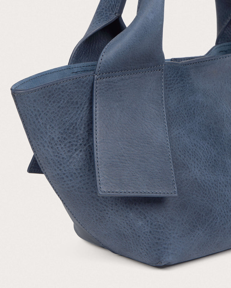 Bolso mini blue piel Pepo - silueta 5