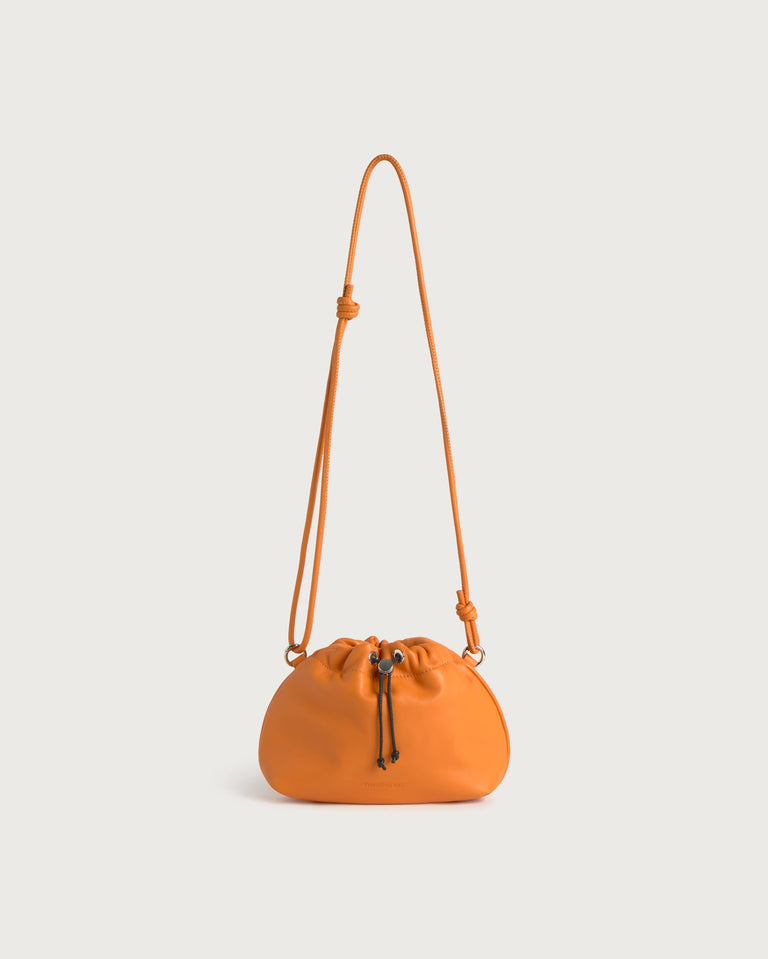 Bolso magnesera naranja piel Grip sostenible silueta - 1