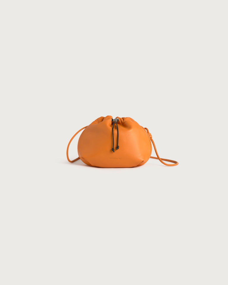 Bolso magnesera naranja piel Grip sostenible silueta - 2