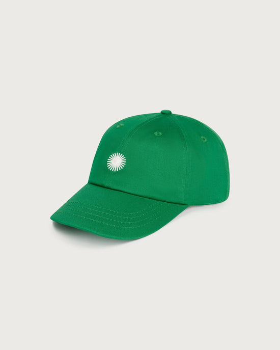 Gorra verde contraste Chris sostenible-siluetax