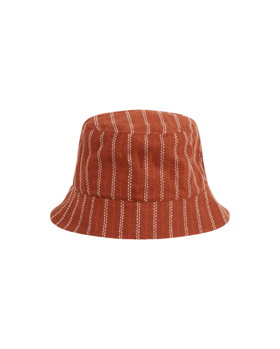 Yelle striped brown hat