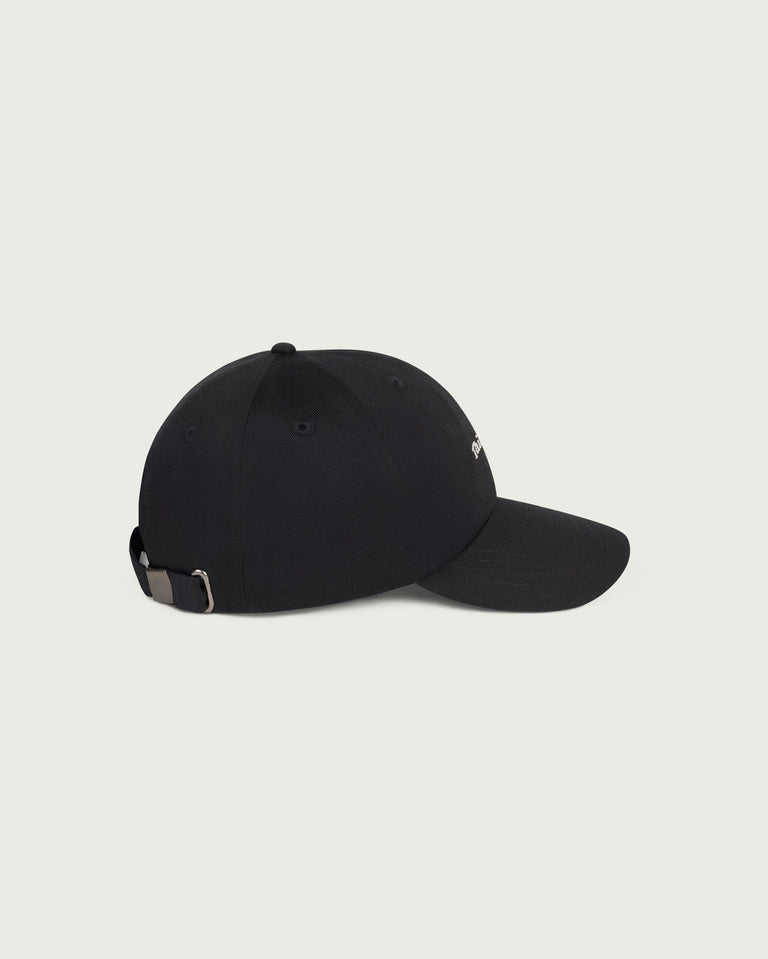 Gorra negra Thinking Chris sostenible  - silueta 2