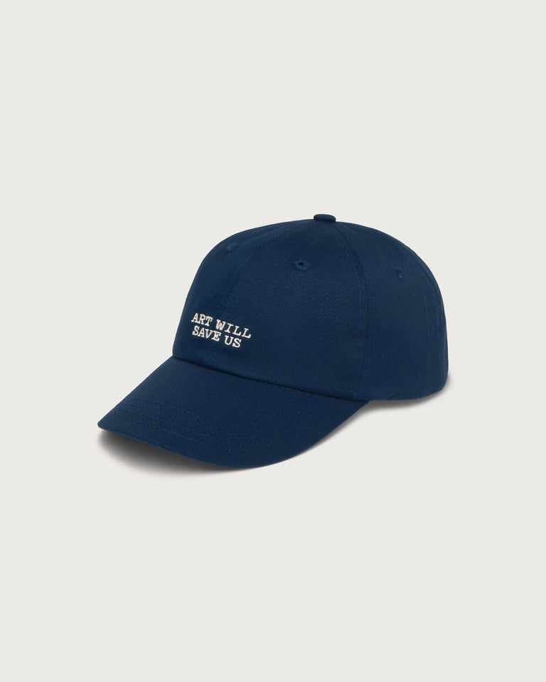 Gorra navy Art will save us Chris sostenible  1