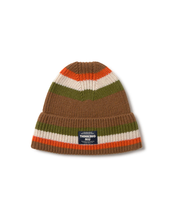 Gorro lana rayas Amor sostenible silueta - 1