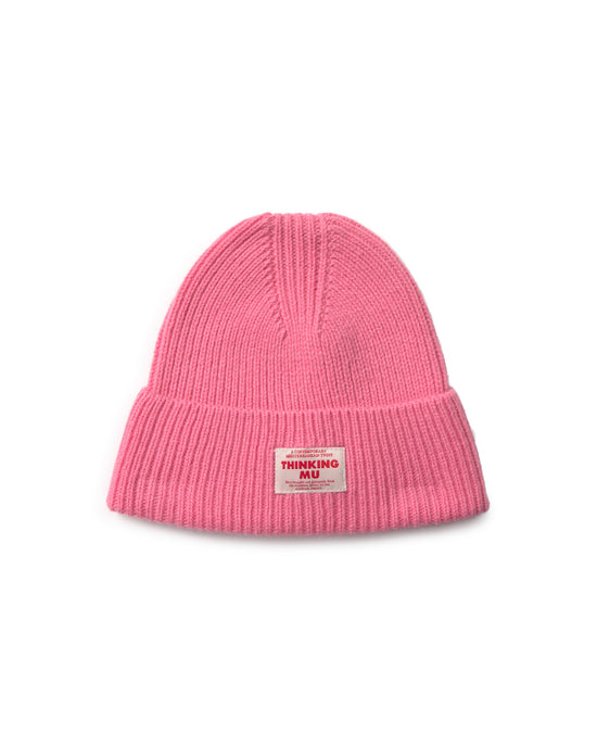Gorro lana rosa Amor sostenible silueta - 1