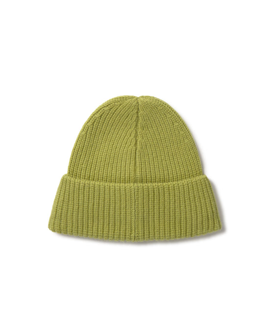 Gorro lana verde Ruby sostenible silueta - 2