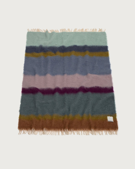 Manta multicolor azul Matisse Ezcaray - 2