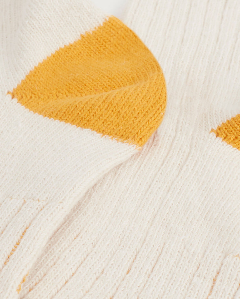 Calcetines amarillos Hemp Peu - silueta 3