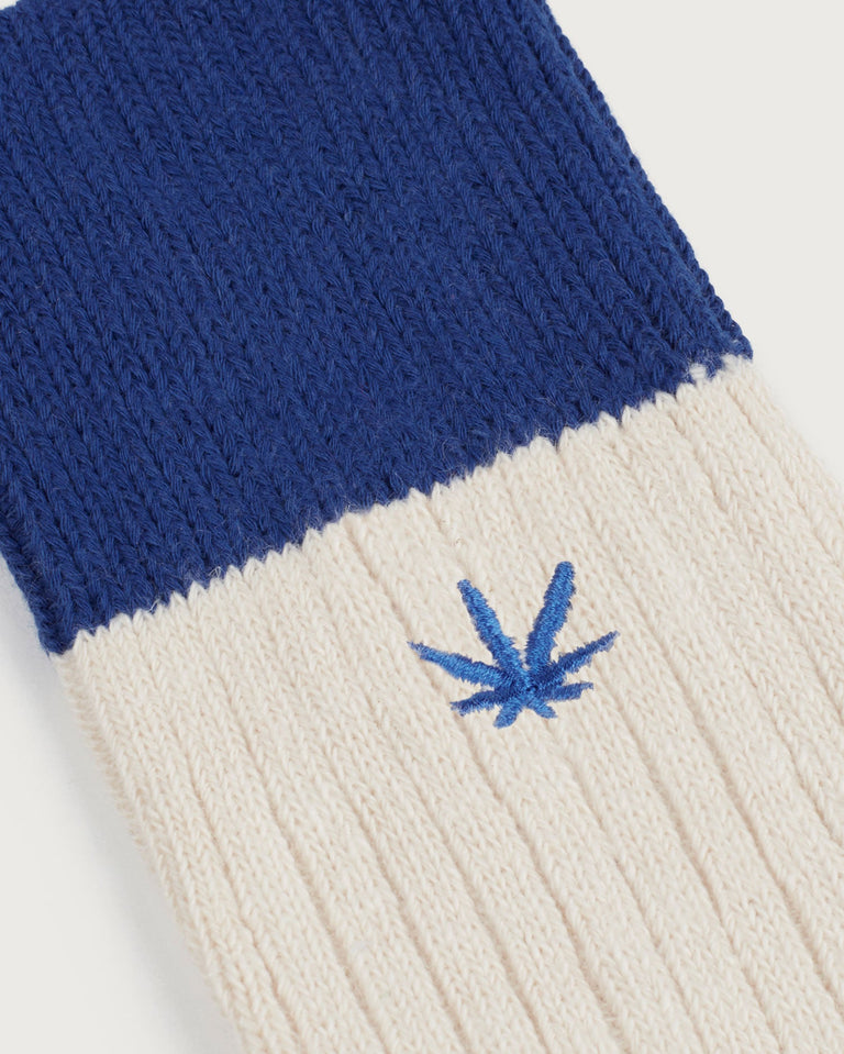 Calcetines azules Hemp Peu - silueta 2